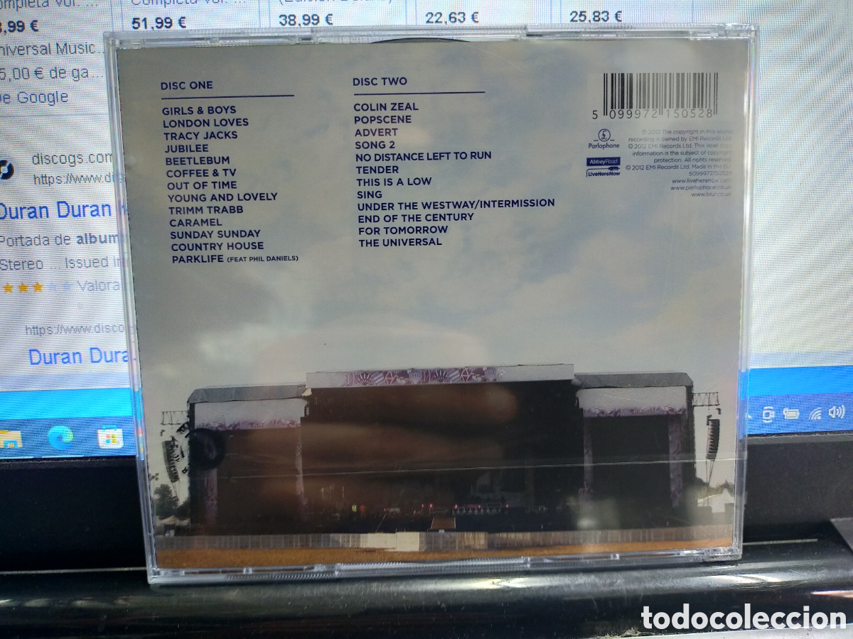CDs de m&uacute;sica: Blur doble CD parklive 2012 precintado - Foto 2