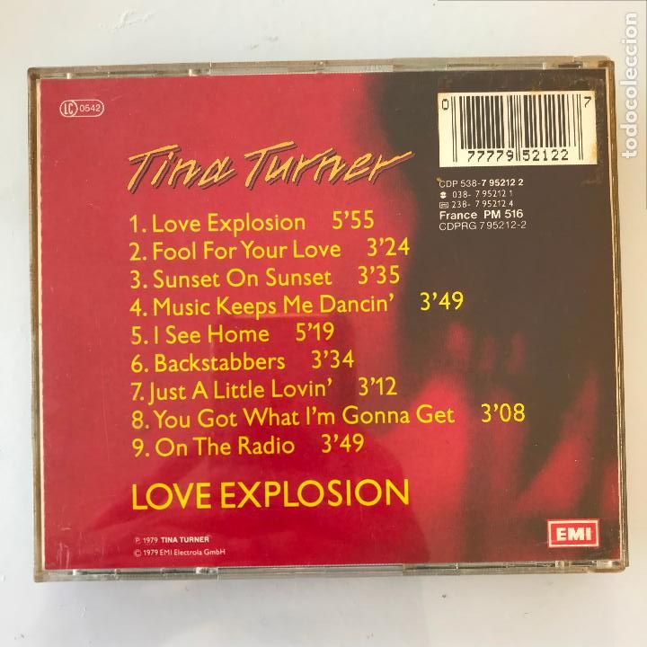 CDs de m&uacute;sica: Tina Turner. Love Explosion. - Foto 2