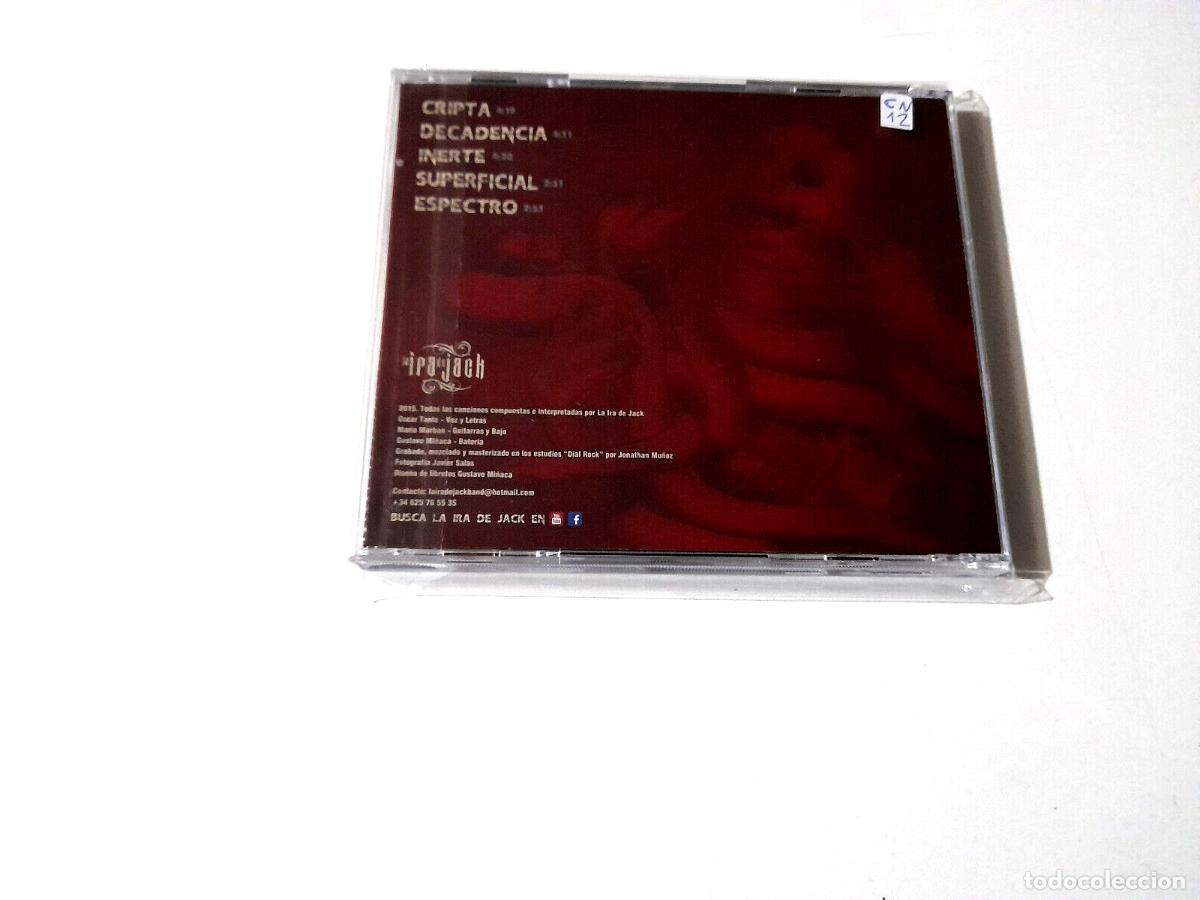 CDs de m&uacute;sica: LA IRA DE JACK &rdquo;INERTE&rdquo; CD 5 TRACKS COMO NUEVO - Foto 2
