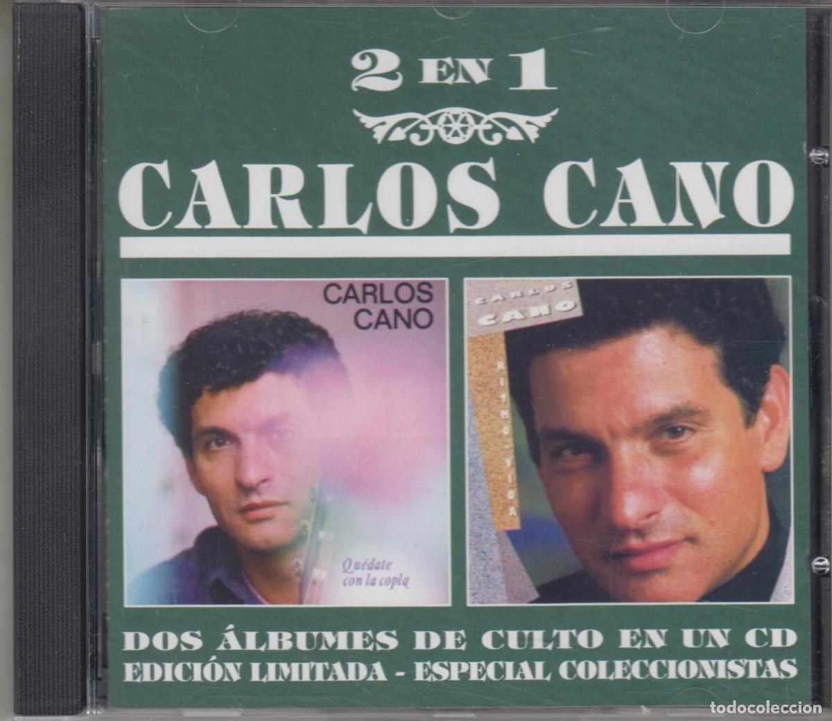 CDs de m&uacute;sica: Carlos Cano cd Qu&eacute;date con la copla / Ritmo de vida 1995 2 en 1 - Foto 1