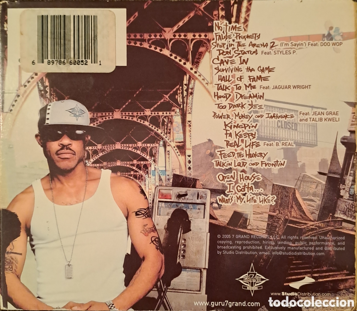 CDs de m&uacute;sica: *Guru&nbsp;&ndash;&nbsp;Version 7.0: The Street Scriptures - Foto 2
