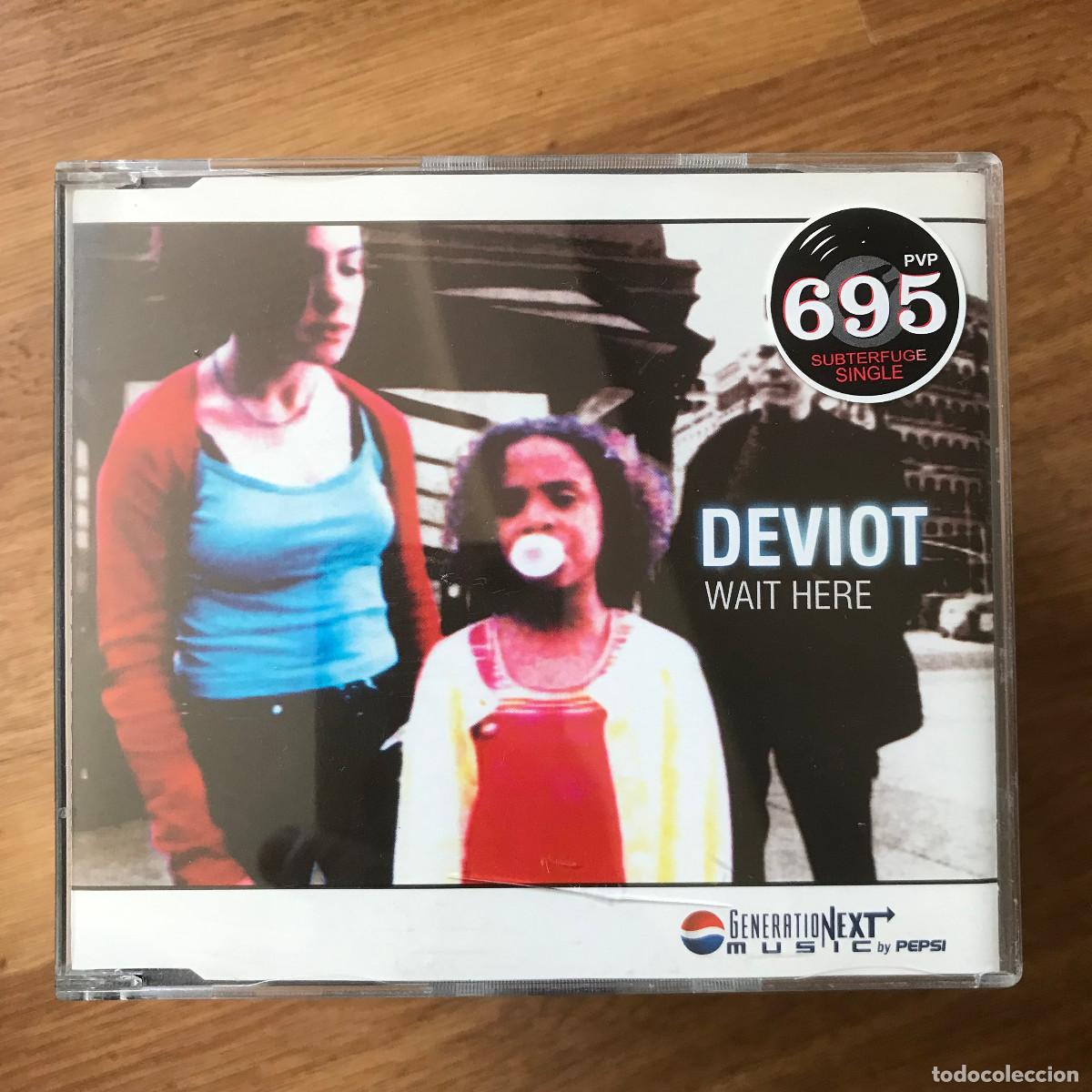 CDs de m&uacute;sica: DEVIOT - WAIT HERE - CD MAXI SUBTERFUGE 1999 - Foto 1