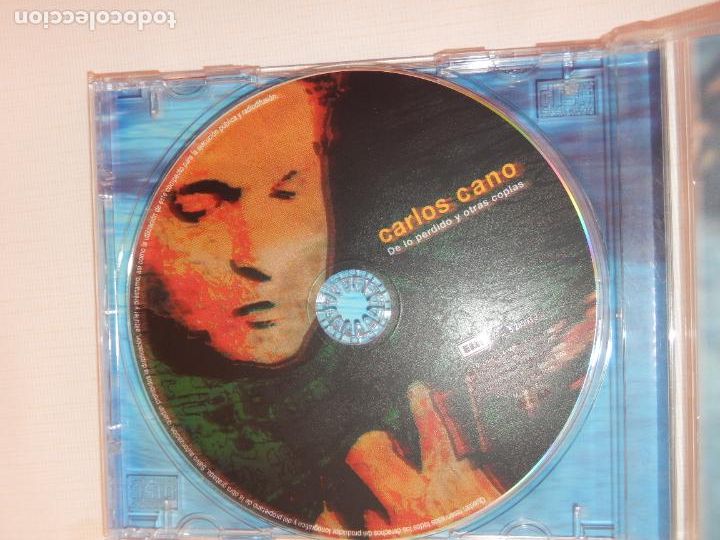 CDs de m&uacute;sica: CARLOS CANO , DE LO PERDIDO Y OTRAS COPLAS - CD - Foto 3