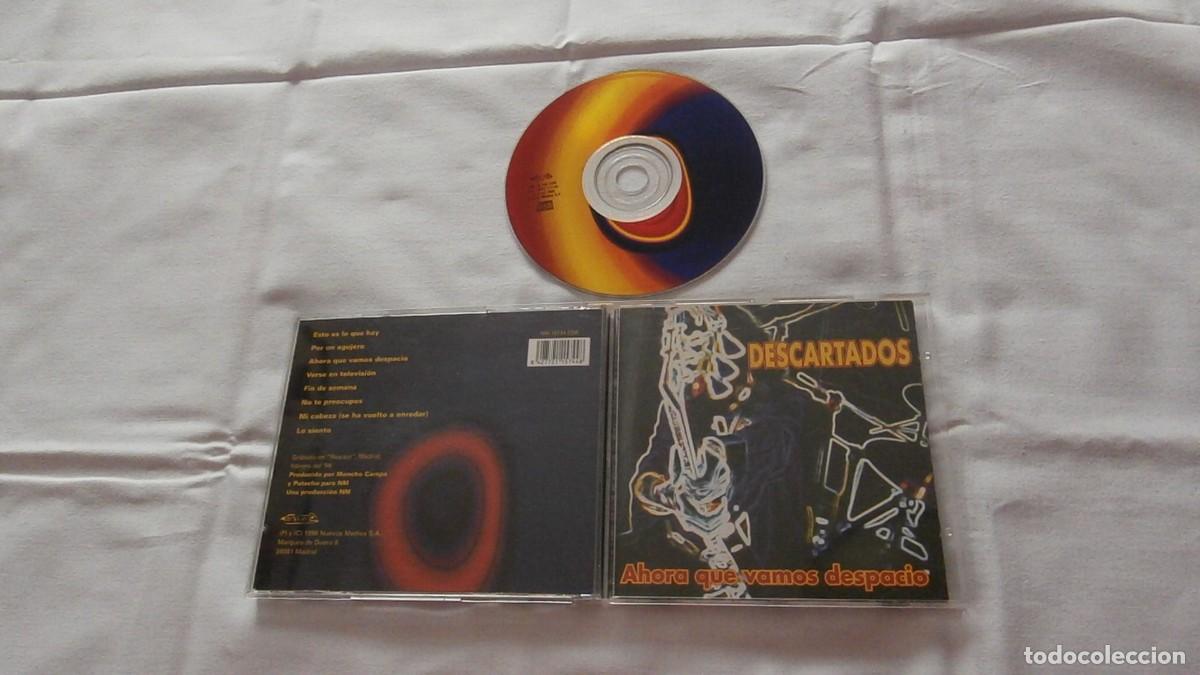 CD di Musica: DESCARTADOS CD - AHORA QUE VAMOS DESPACIO (1998) COMO NUEVO -SIN SE&Ntilde;ALES DE USO -