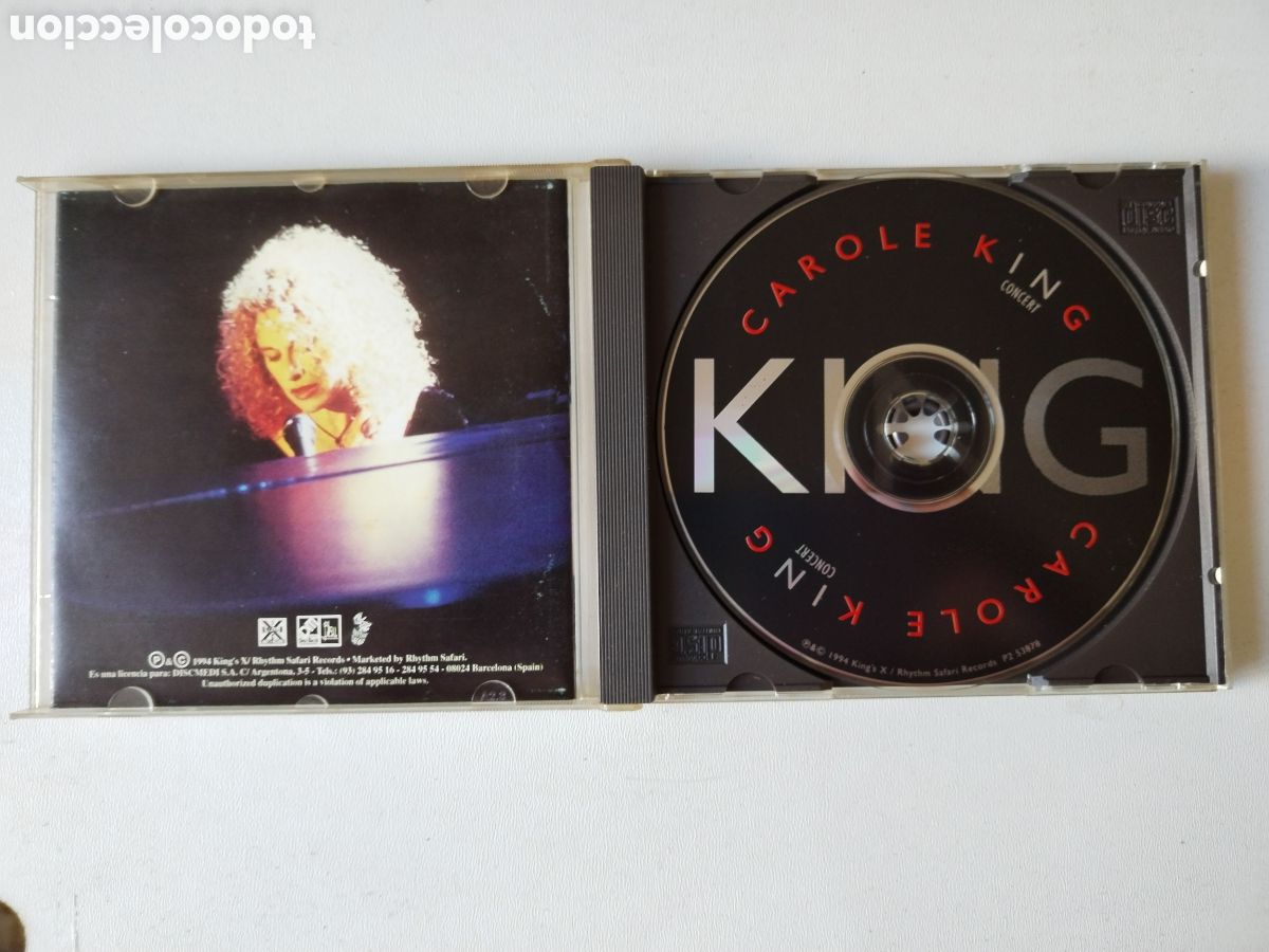 CDs de m&uacute;sica: CAROLE KING IN CONCERT - Foto 2