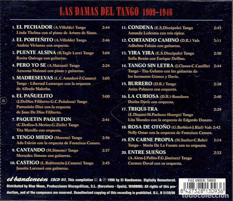 CDs de m&uacute;sica: Las Damas del Tango. CD - Foto 2