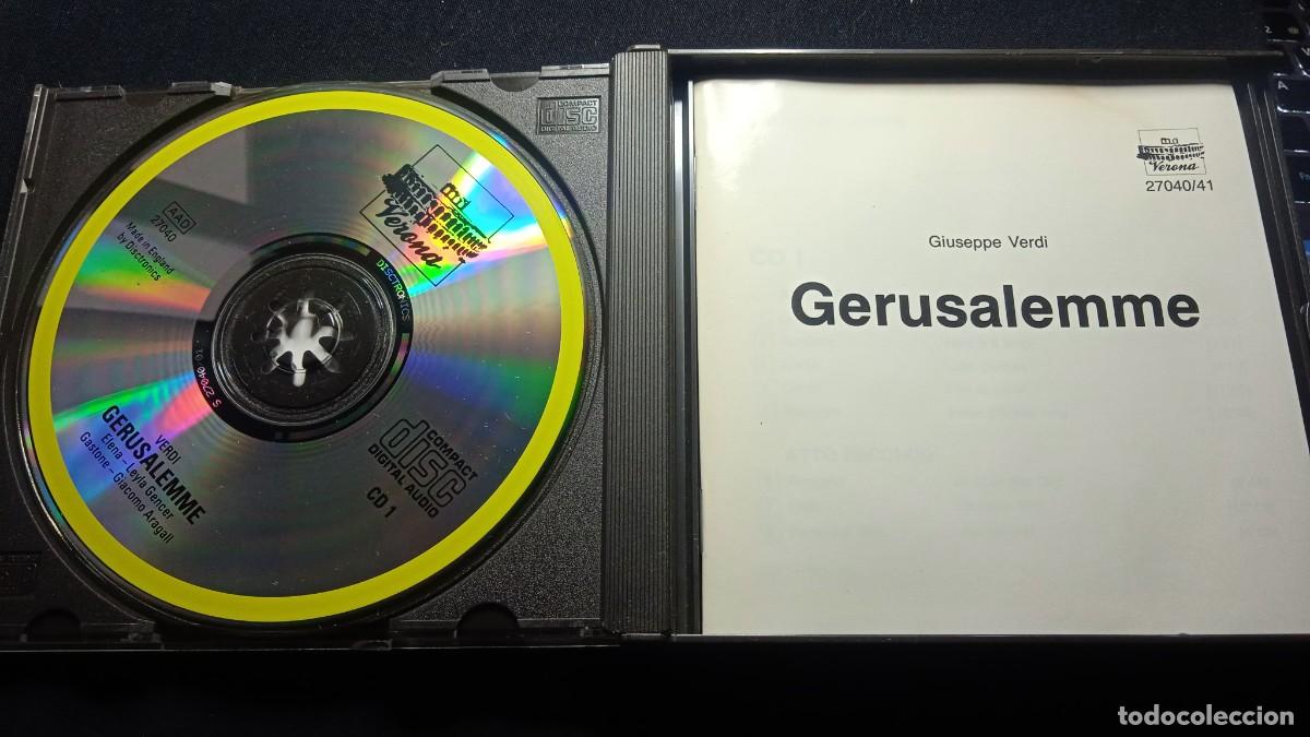 CDs de m&uacute;sica: Doble CD GERUSALEMME Verdi. - Foto 3
