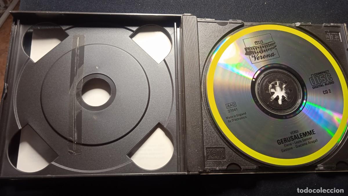 CDs de m&uacute;sica: Doble CD GERUSALEMME Verdi. - Foto 4