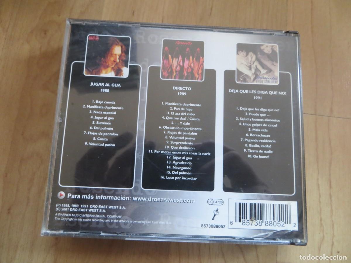 CDs de m&uacute;sica: Rosendo &ndash; Discograf&iacute;a B&aacute;sica 3 CD - Foto 3