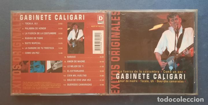 CDs de m&uacute;sica: CD GABINETE GALIGARI - &Eacute;XITOS ORIGINALES 1998 - Foto 3