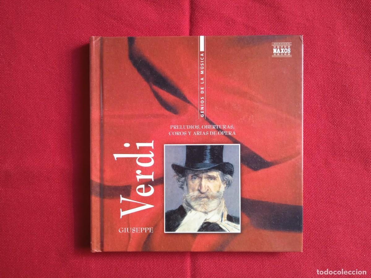 CDs de m&uacute;sica: LIBRO-CD VERDI GENIOS DE LA M&Uacute;SICA - Foto 1