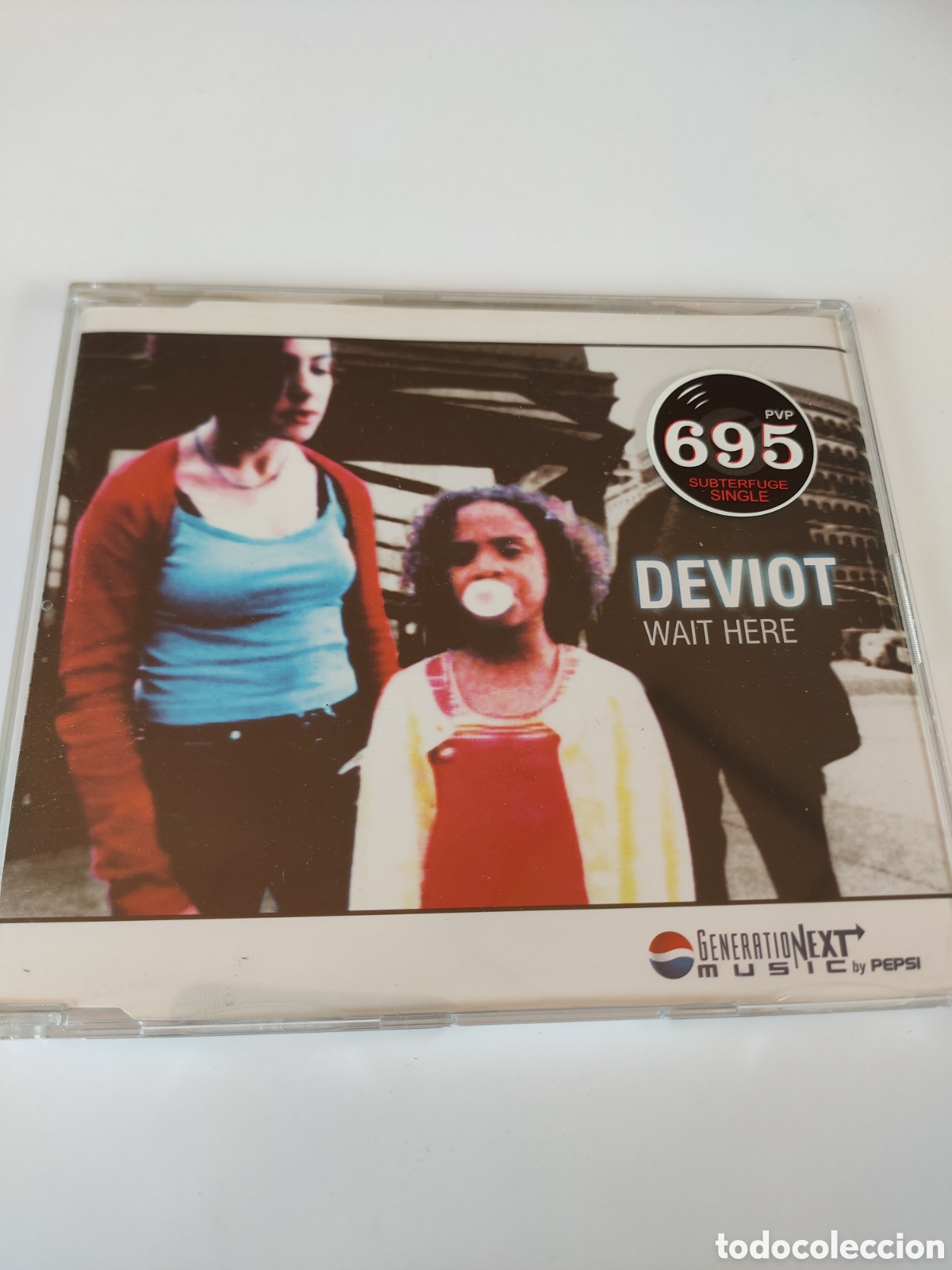 CDs de m&uacute;sica: SC51 deviot wait here CD SINGLE SEGUNDAMANO - Foto 1