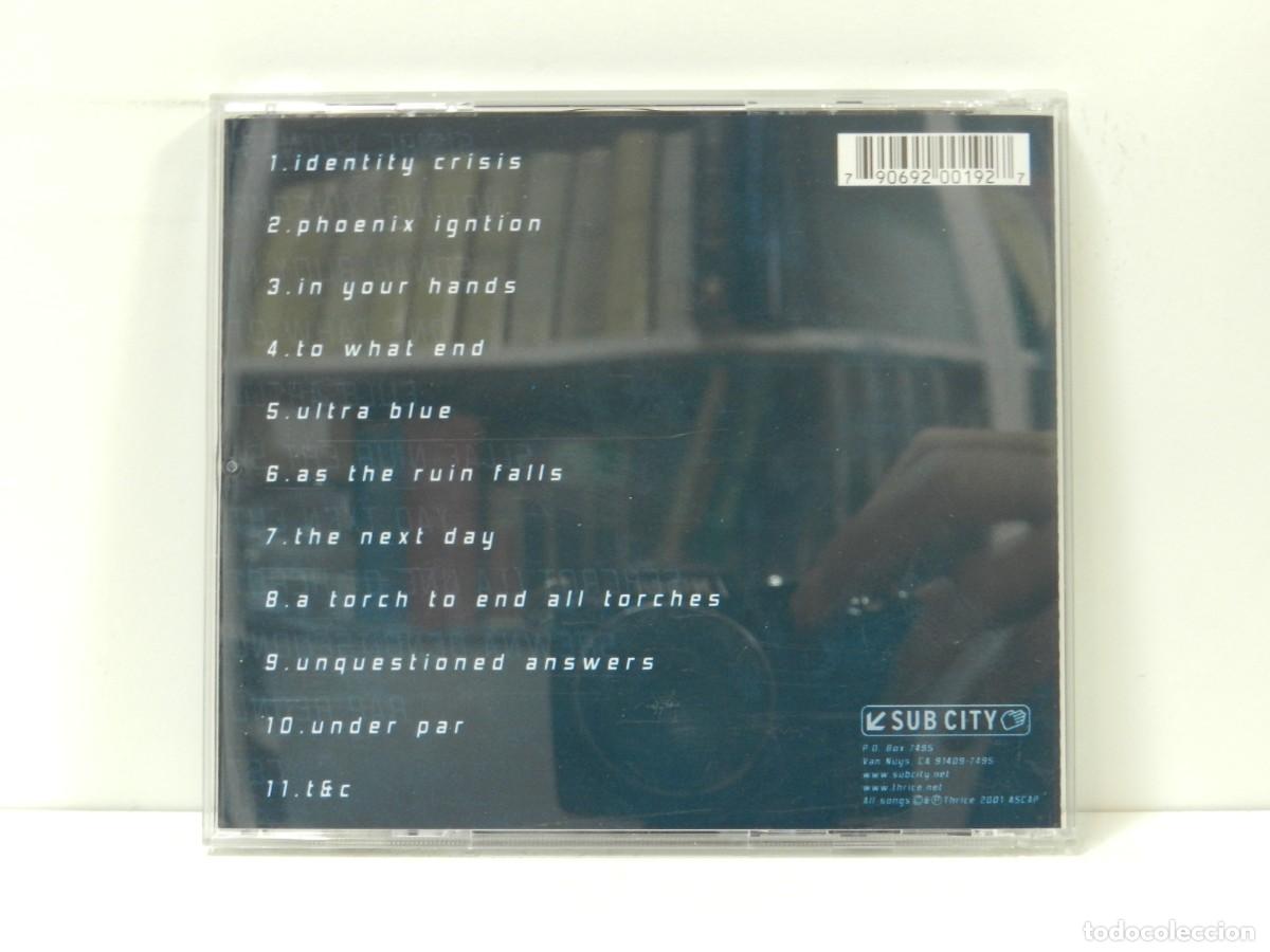 CDs de m&uacute;sica: DISCO CD. Thrice &ndash; Identity Crisis. COMPACT DISC. - Foto 2