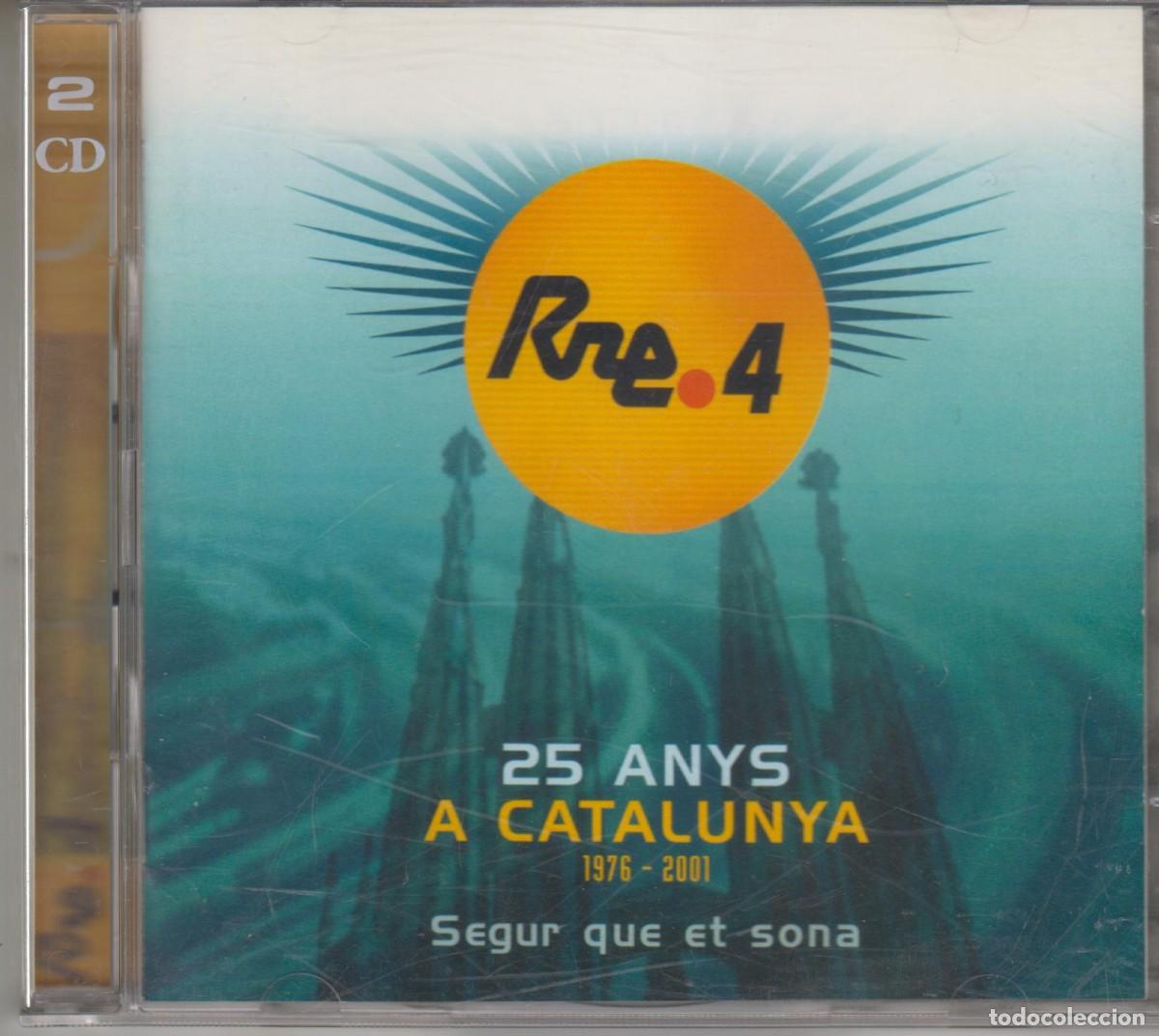 CDs de m&uacute;sica: RNE 4 2 cd's 25 anys a Catalunya 1976-2001 Moments hist&ograve;rics pol&iacute;tica cultura esport Radio Nacional