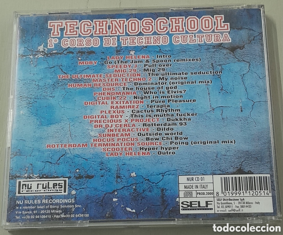 CDs de m&uacute;sica: TECHNOSCHOOL 1&deg; CORSO DI TECHNO CULTURA - Foto 2