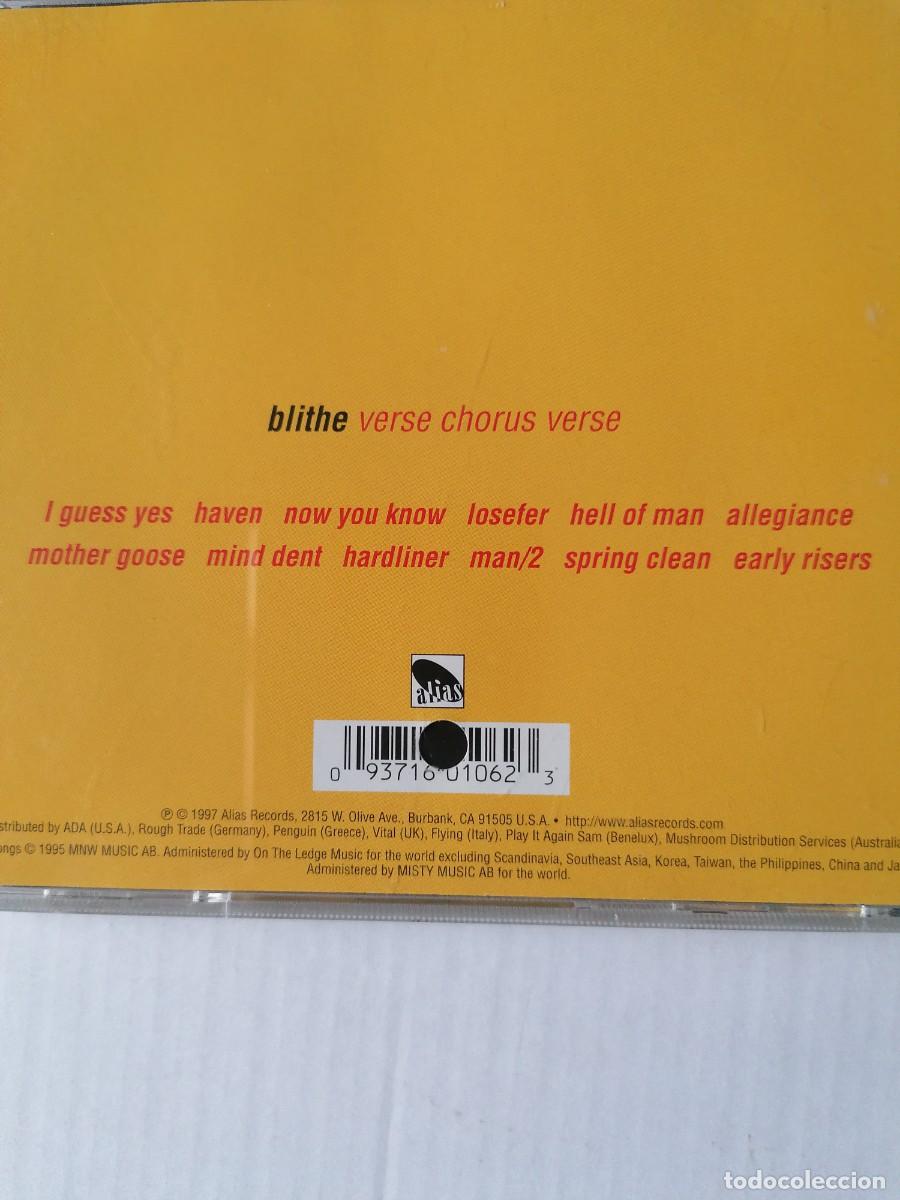 CDs de m&uacute;sica: BLITHE, verse chorus verse-CD - Foto 3