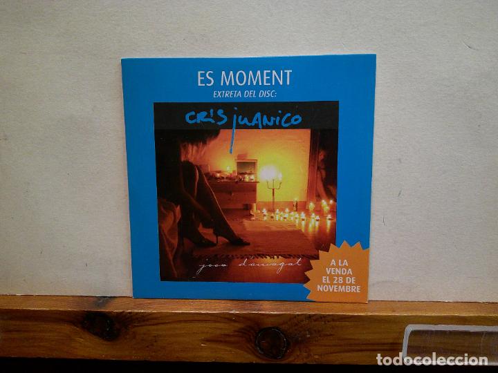 CDs de m&uacute;sica: CD. CRIS JUANICO. ES MOMENT. - Foto 1