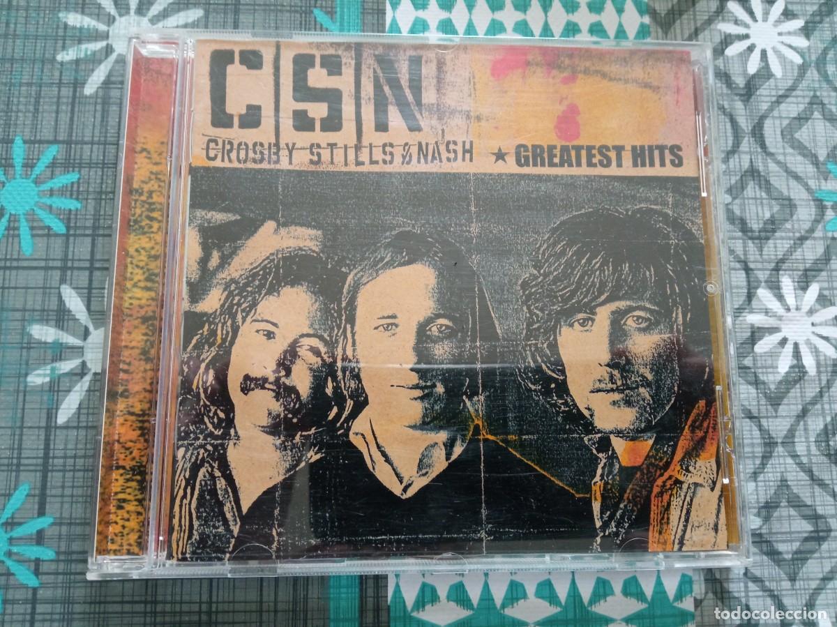 CDs de m&uacute;sica: CROSBY STILLS & NASH GREATEST HITS CD - Foto 1