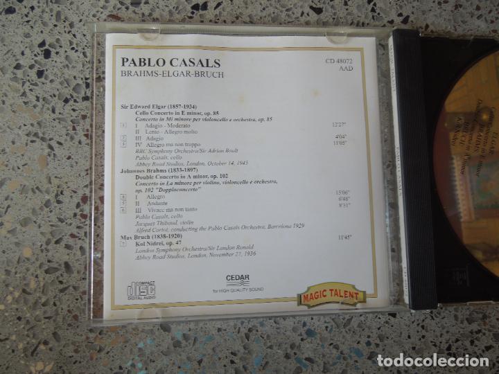 CDs de m&uacute;sica: PABLO CASALS - BRAHMS - ELGAR - BRUCH - CD - Foto 3
