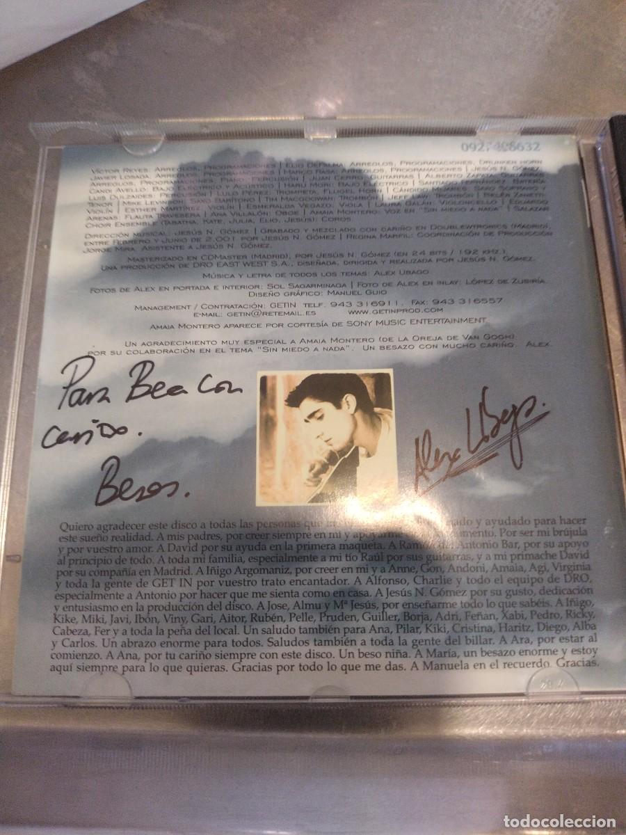CDs de m&uacute;sica: CD Alex Ubago que pides t&uacute;? / Doble aut&oacute;grafos - Foto 3