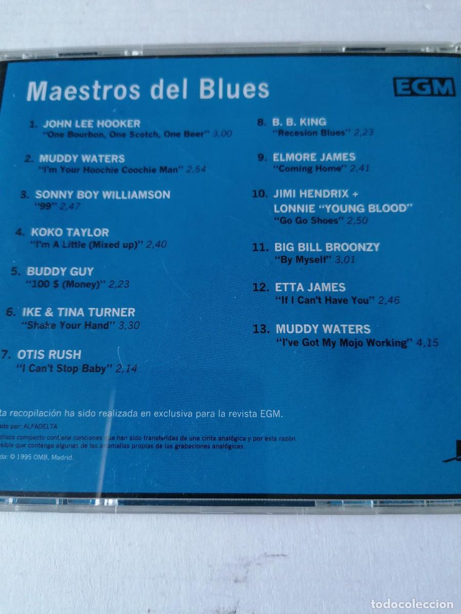 CDs de m&uacute;sica: MAESTROS DEL BLUES. VARIOS. CD - Foto 2