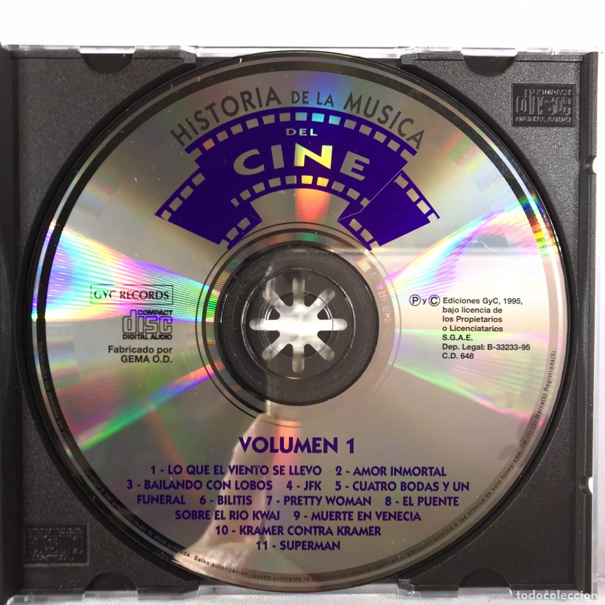 CDs de m&uacute;sica: Various ● Historia De La Musica Del Cine 1 ● CD, Compilation - Foto 2