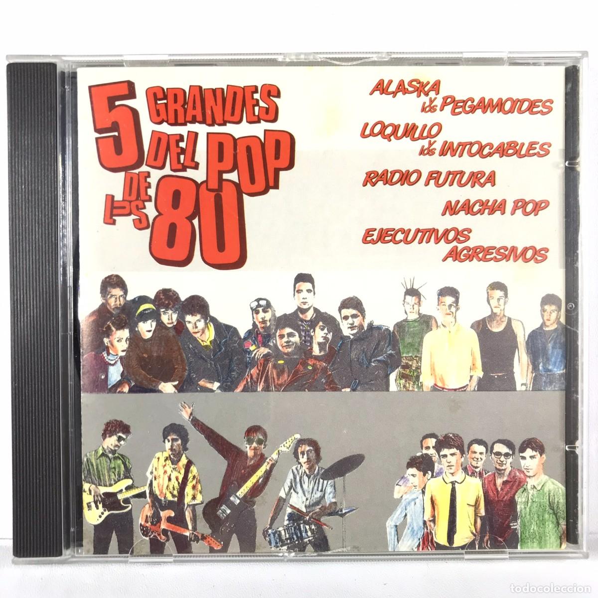 CDs de m&uacute;sica: Various ● 5 Grandes Del Pop De Los 80 ● CD, Compilation - Foto 1