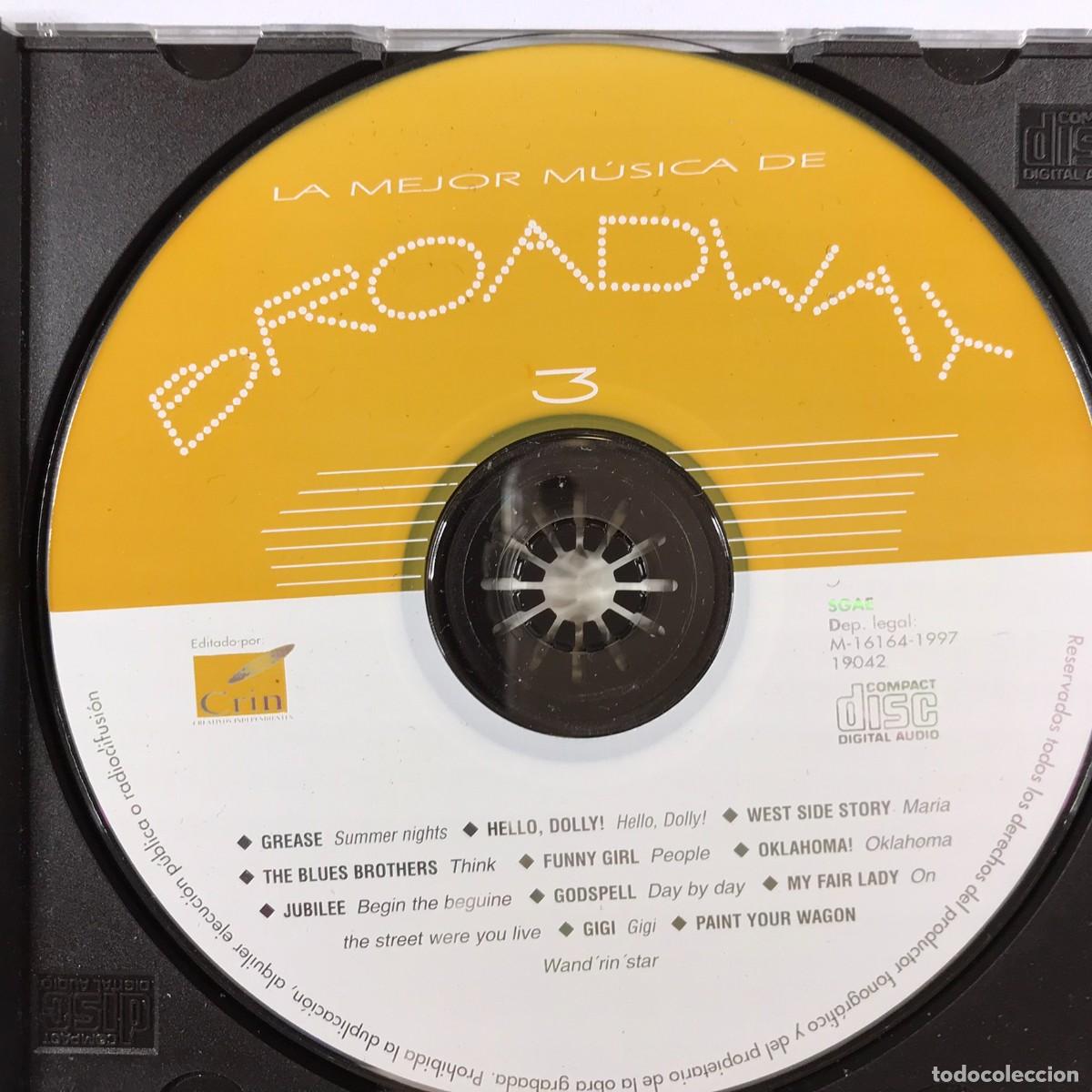 CDs de m&uacute;sica: Various ● La Mejor M&uacute;sica De Broadway, Vol. 3 ● CD, Compilation - Foto 2