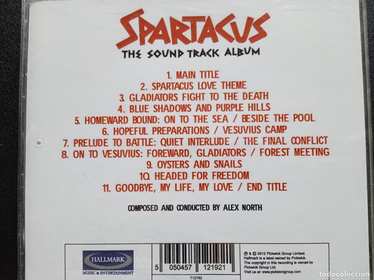 CDs de m&uacute;sica: Espartaco. Alex North. - Foto 2