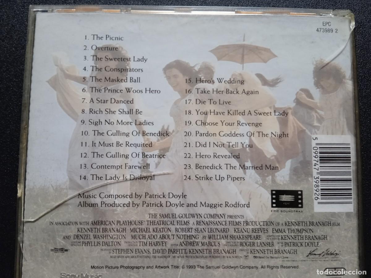 CDs de m&uacute;sica: Mucho ruido y pocas nueces. Patrick Doyle. - Foto 2