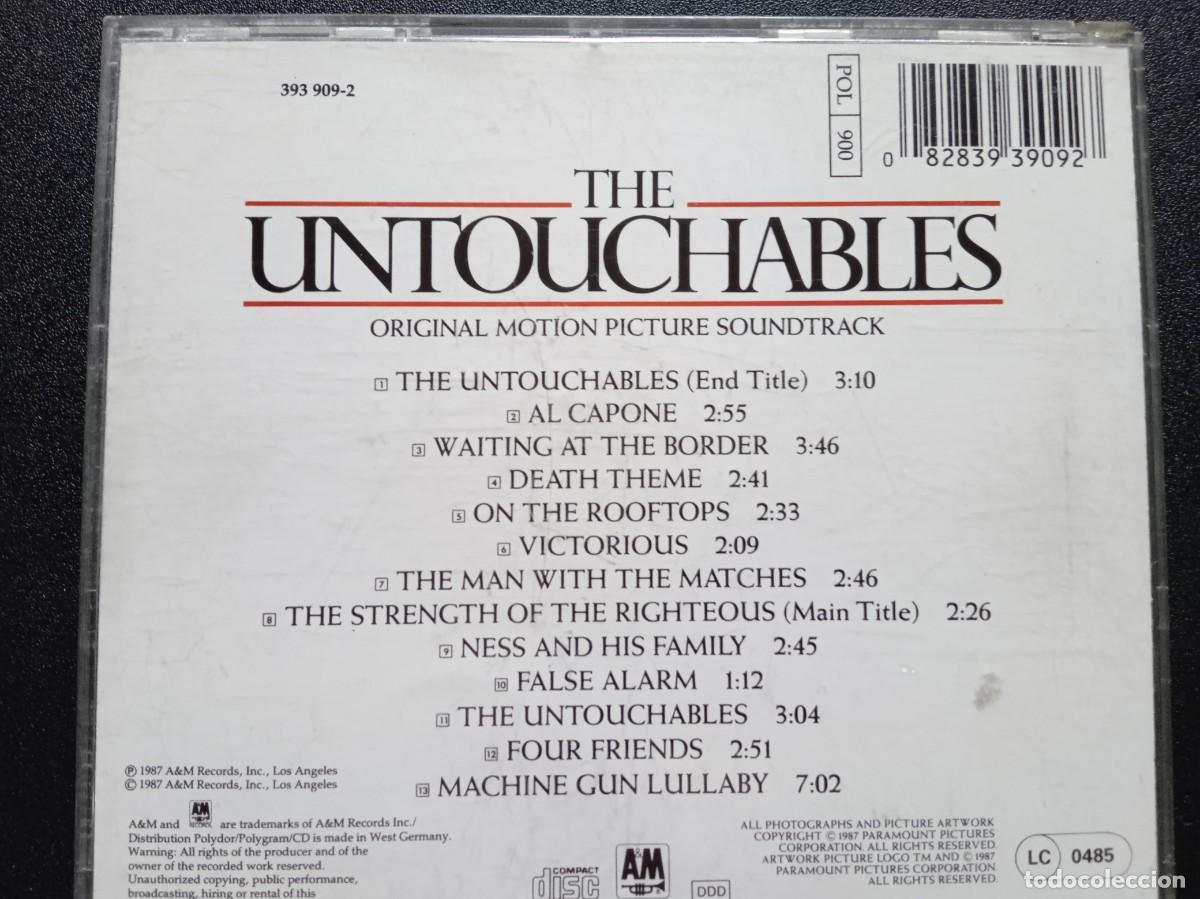 CDs de m&uacute;sica: Los intocables. Ennio Morricone. - Foto 2