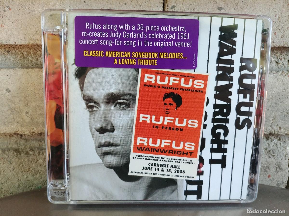 CDs de m&uacute;sica: RUFUS WAINWRIGHT -CD DOBLE CON JUDY GARLAND - Foto 1