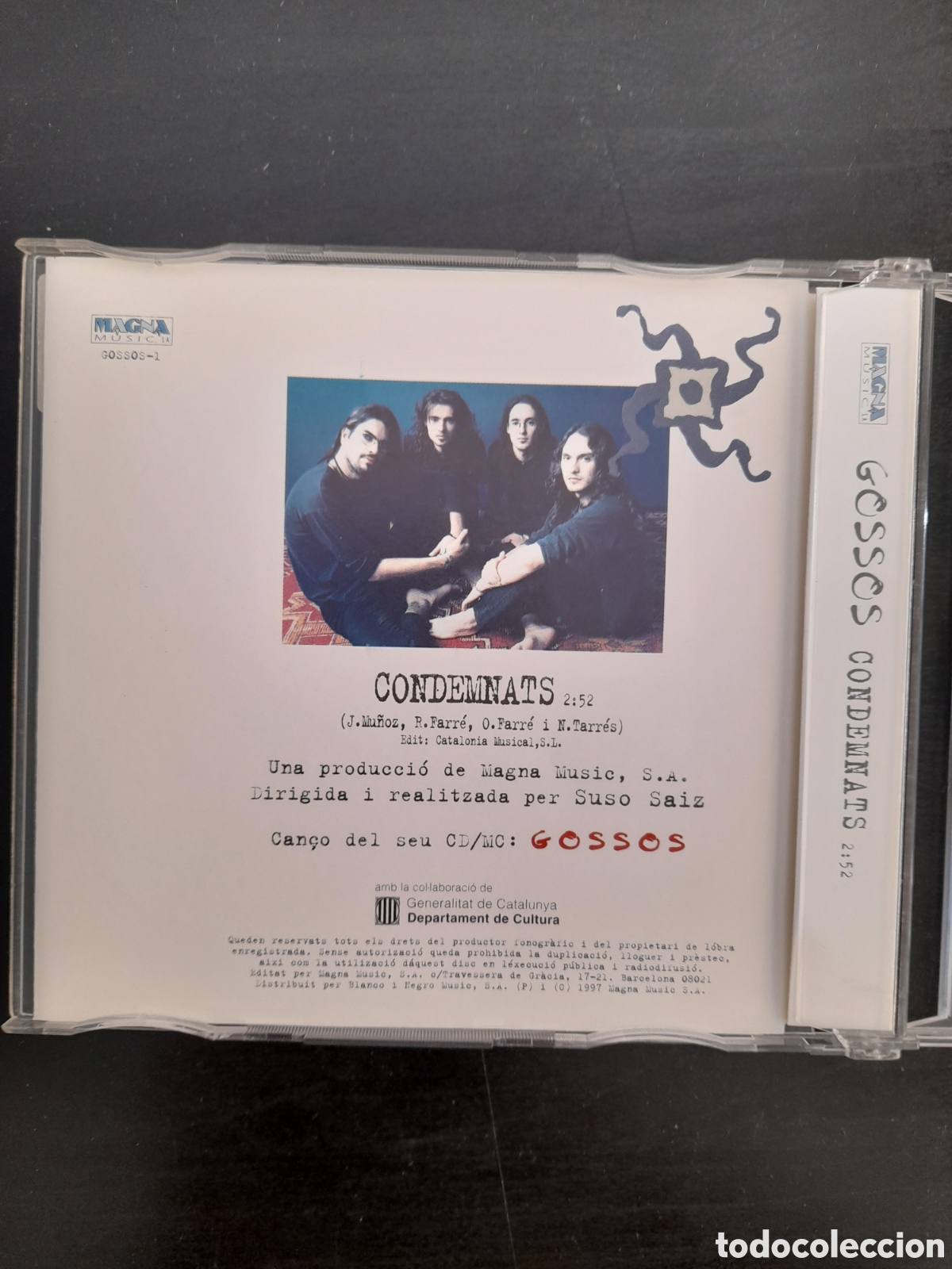 CDs de m&uacute;sica: Gossos &ndash; Condemnats. 1997. Single, promo - Foto 3