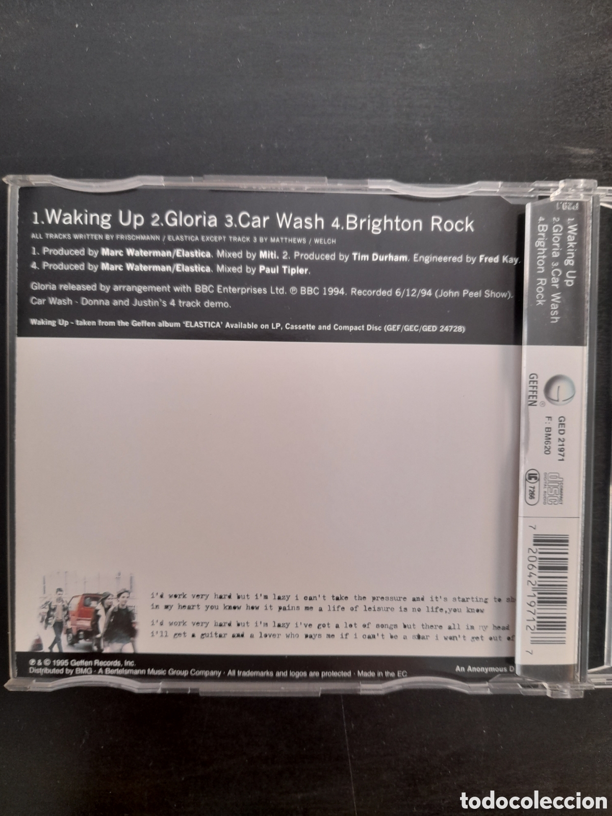 CDs de m&uacute;sica: Elastica &ndash; Waking Up. Europa, 1995 CD, Single - Foto 3