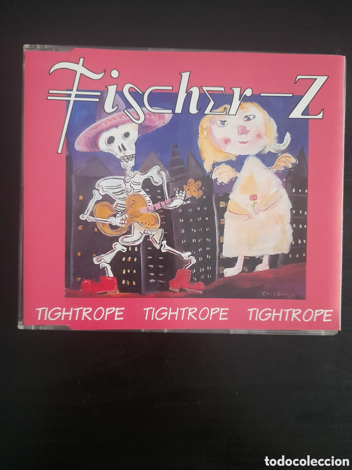CDs de m&uacute;sica: Fischer-Z &ndash; Tightrope. Holanda, 1993. CD, Single - Foto 1