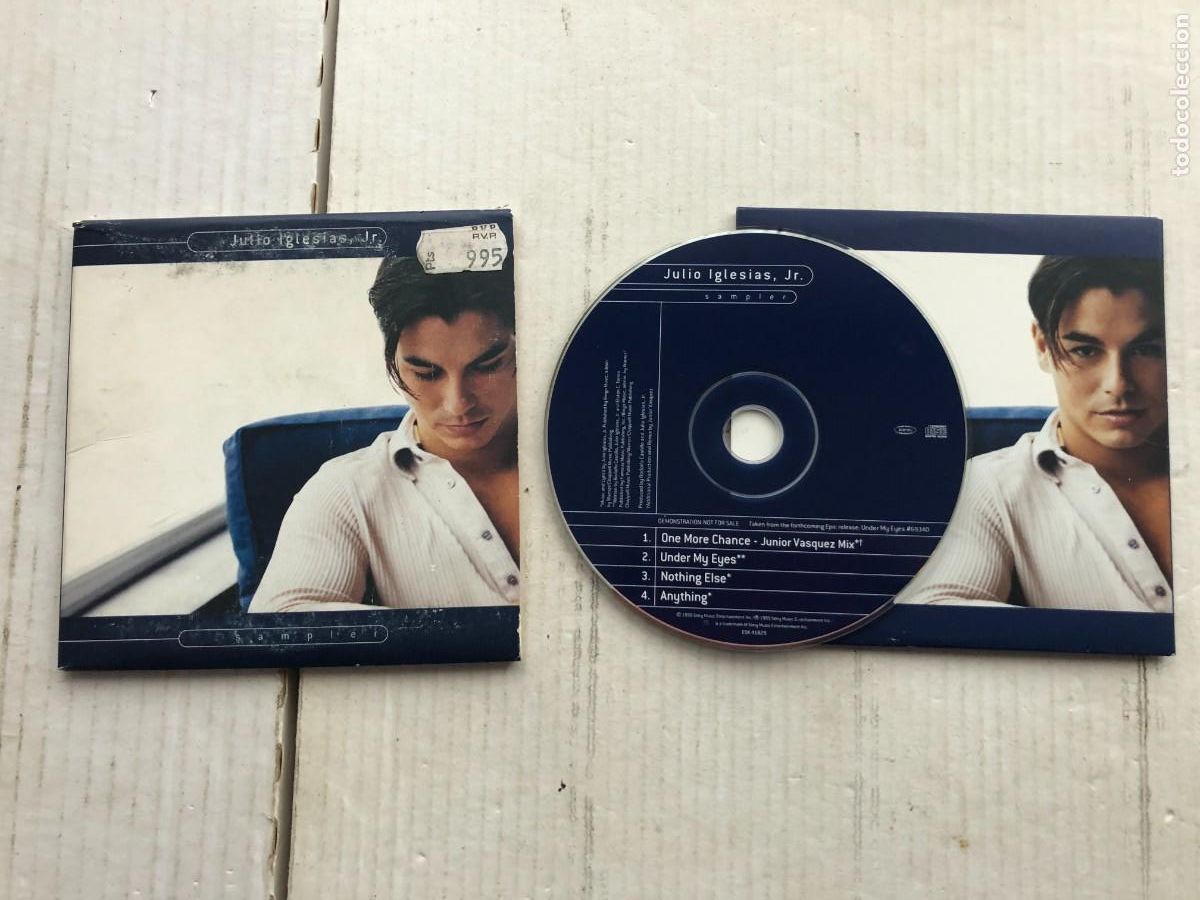 CDs de M&uacute;sica: JULIO IGLESIAS JR SAMPLER - CD MUSICA CAJA CARTON FINA KREATEN