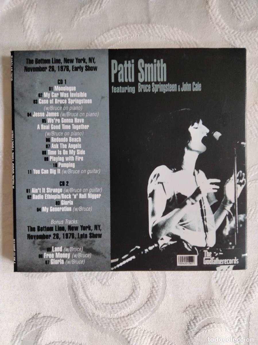 CDs de m&uacute;sica: PATTI SMITH featuring Bruce Springsteen & John Cale - A real good time together cd - Foto 2