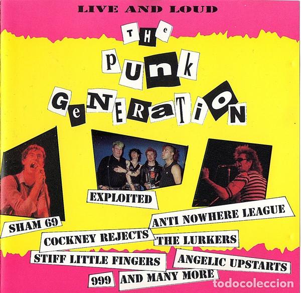 CDs de m&uacute;sica: Various &ndash; The Punk Generation LIVE AND LOUD CD COMPILATION - Foto 1
