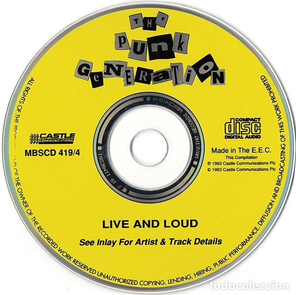 CDs de m&uacute;sica: Various &ndash; The Punk Generation LIVE AND LOUD CD COMPILATION - Foto 3