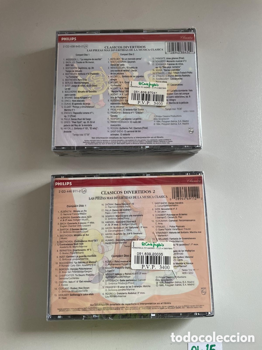 CDs de m&uacute;sica: Cl&aacute;sicos, divertidos uno y dos - Foto 2