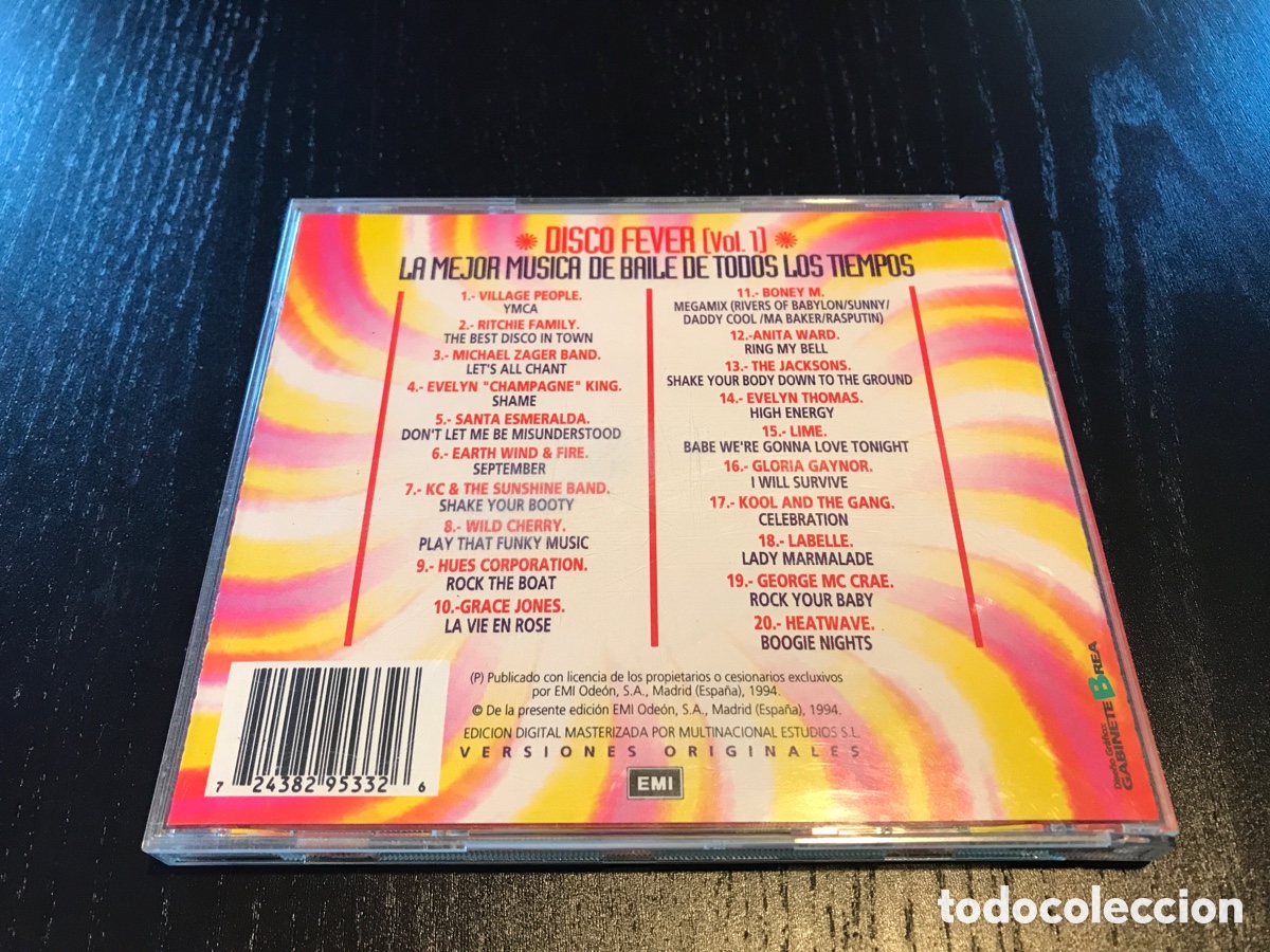 CDs de m&uacute;sica: CD Disco Fever Volumen 1 - Foto 2