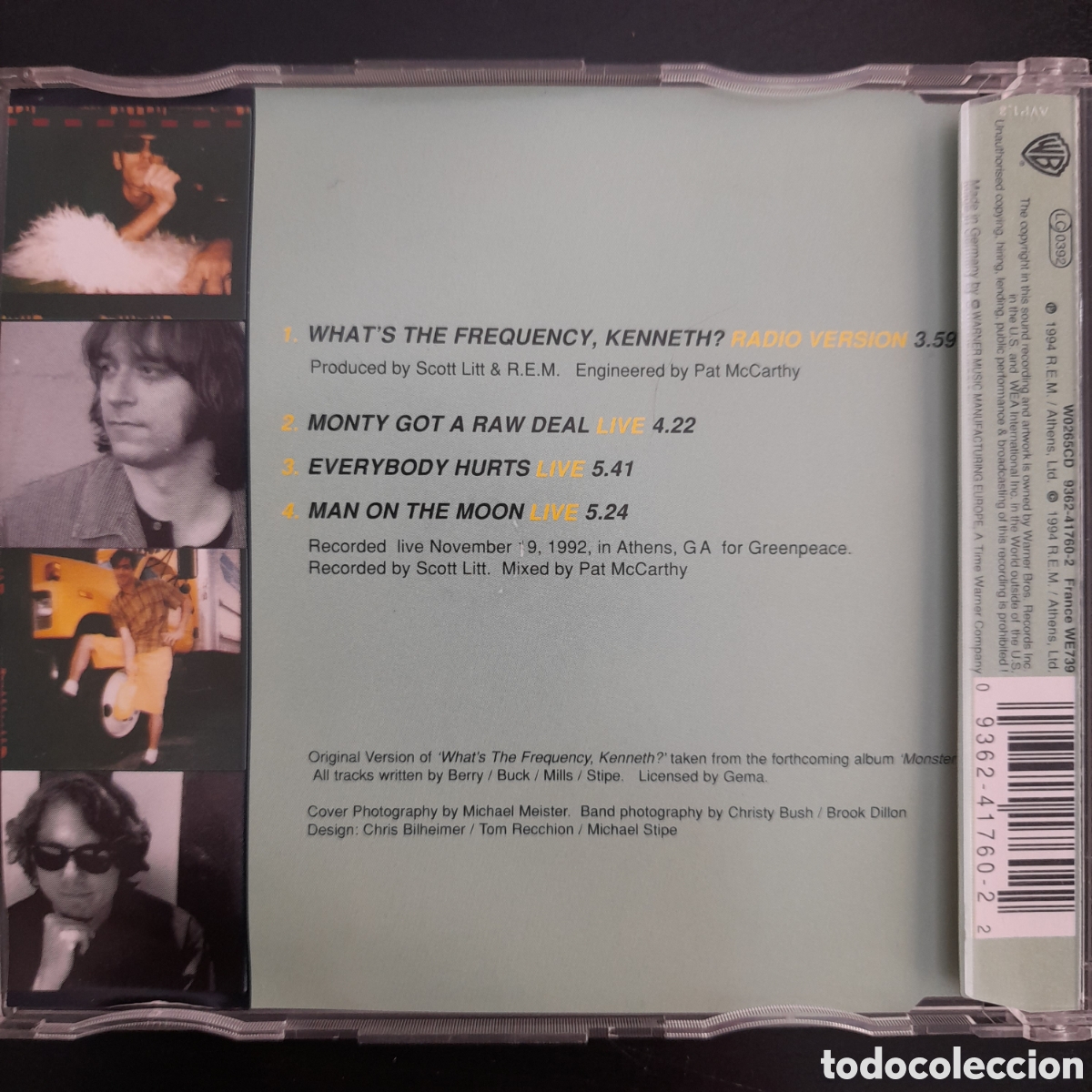 CDs de m&uacute;sica: R.E.M. &ndash; Whats The Frequency, Kenneth? 1994. CD, Single, REM - Foto 2