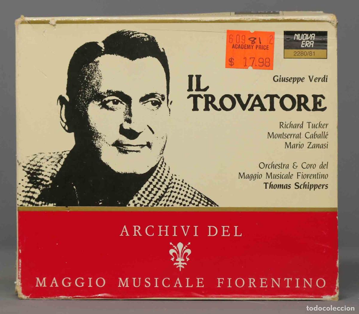 CDs de m&uacute;sica: 2 CD. Verdi / Thomas Schippers. Il trovatore - Foto 1