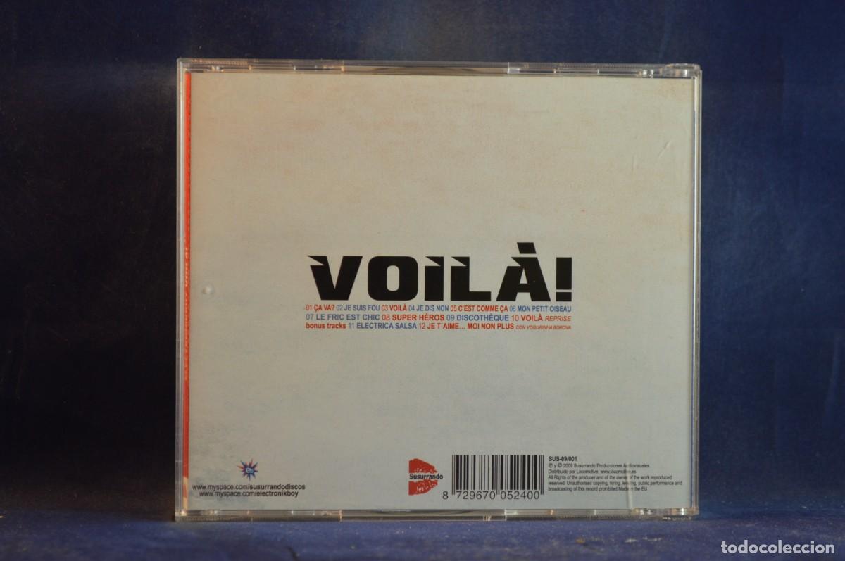 CDs de m&uacute;sica: ELECTRONIKBOY - VOIL&Agrave;! - CD - Foto 2