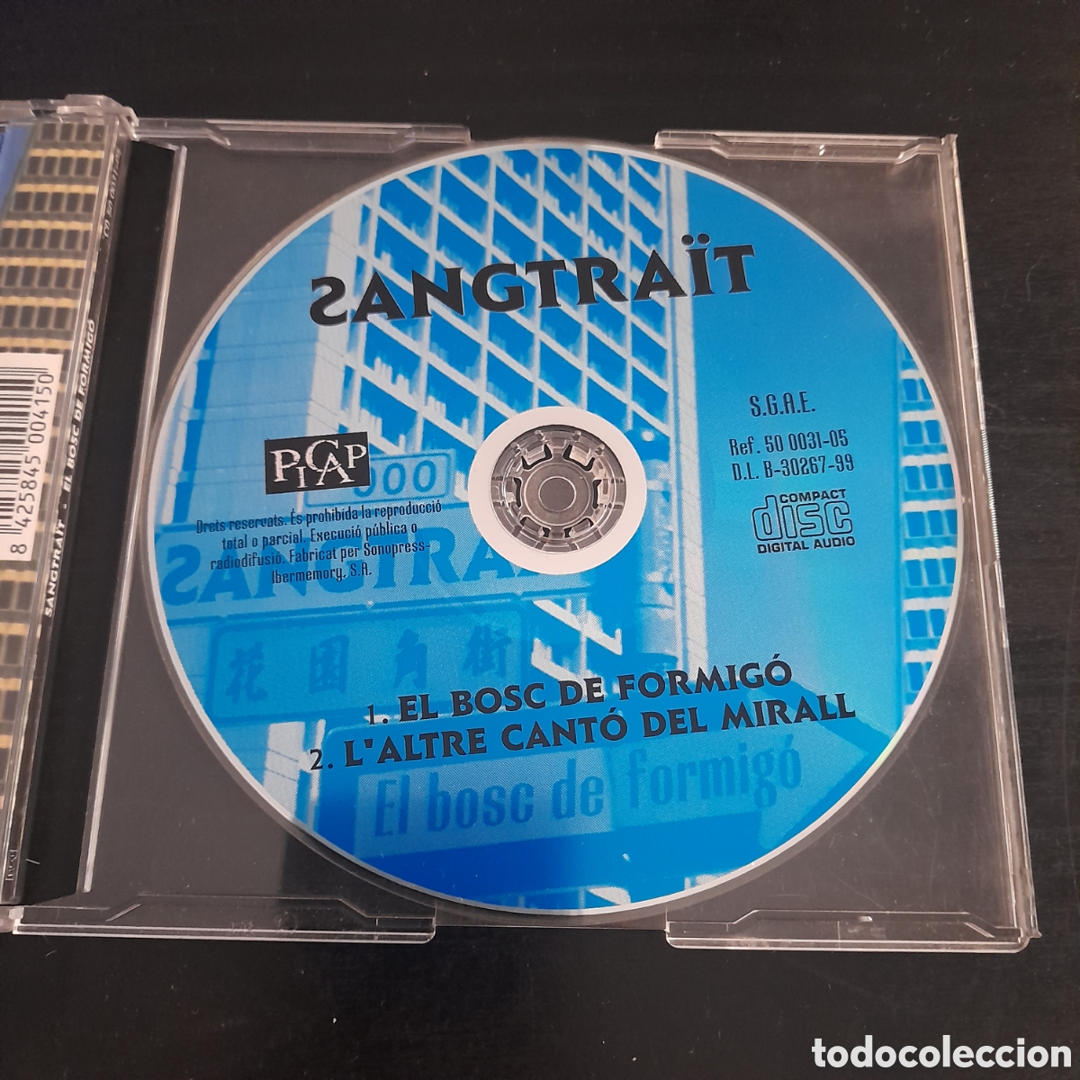 CDs de m&uacute;sica: Sangtra&iuml;t &ndash; El Bosc De Formig&oacute;. 1999. CD, Single - Foto 2