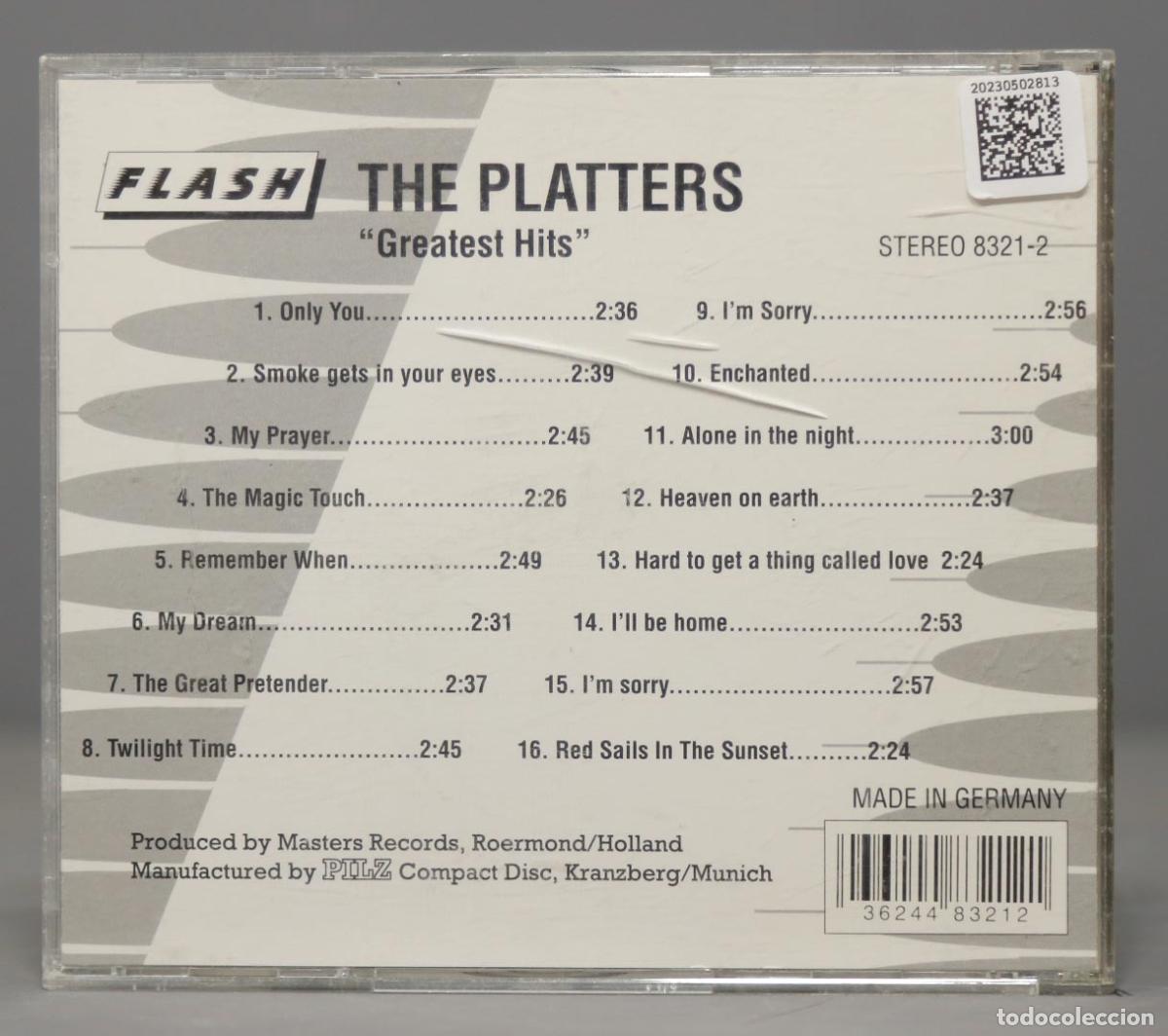 CDs de m&uacute;sica: CD. The Platters &ndash; Greatest Hits - Foto 2