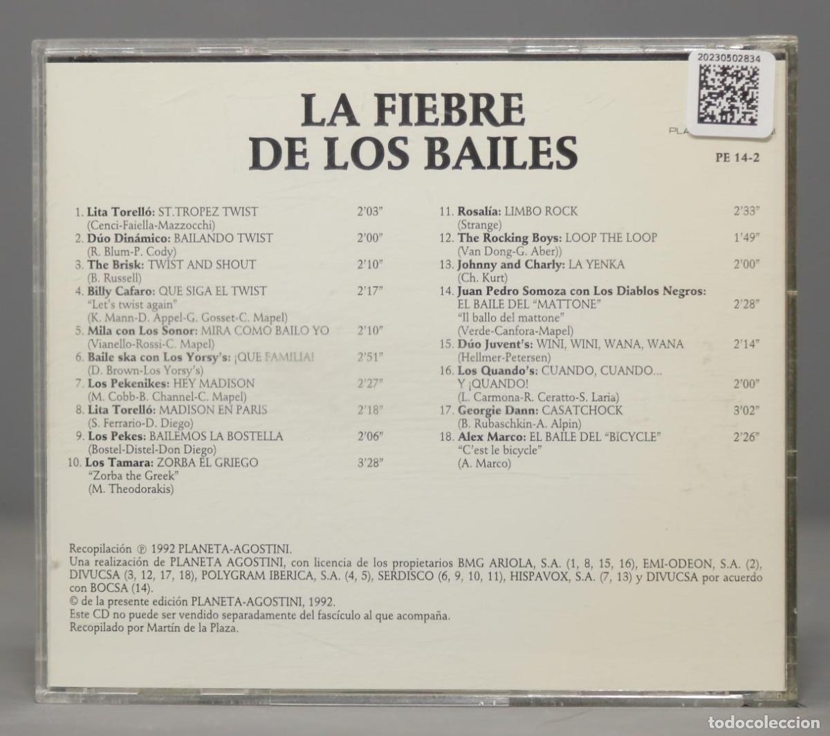 CDs de m&uacute;sica: CD. Various &ndash; La Fiebre De Los Bailes - Foto 2