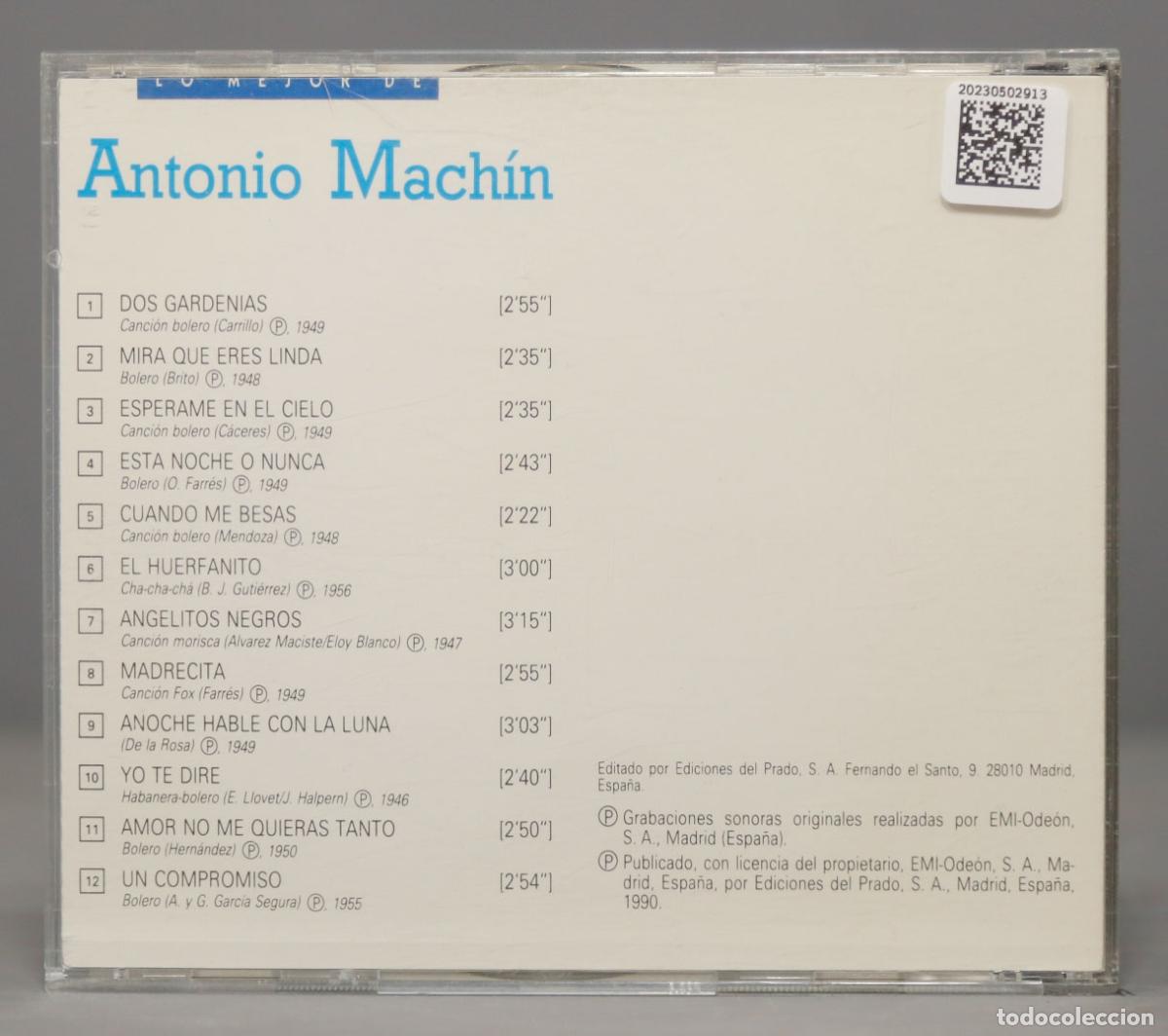 CDs de m&uacute;sica: CD. Lo Mejor De Antonio Mach&iacute;n - Foto 2