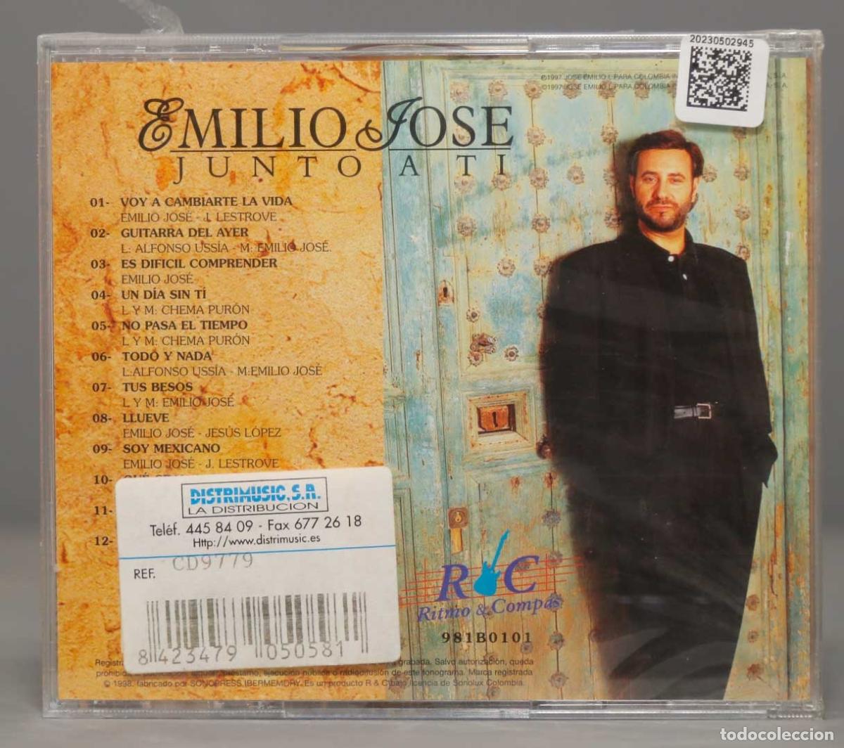 CDs de m&uacute;sica: CD. Emilio Jos&eacute; &ndash; Junto A Ti. PRECINTADO - Foto 2