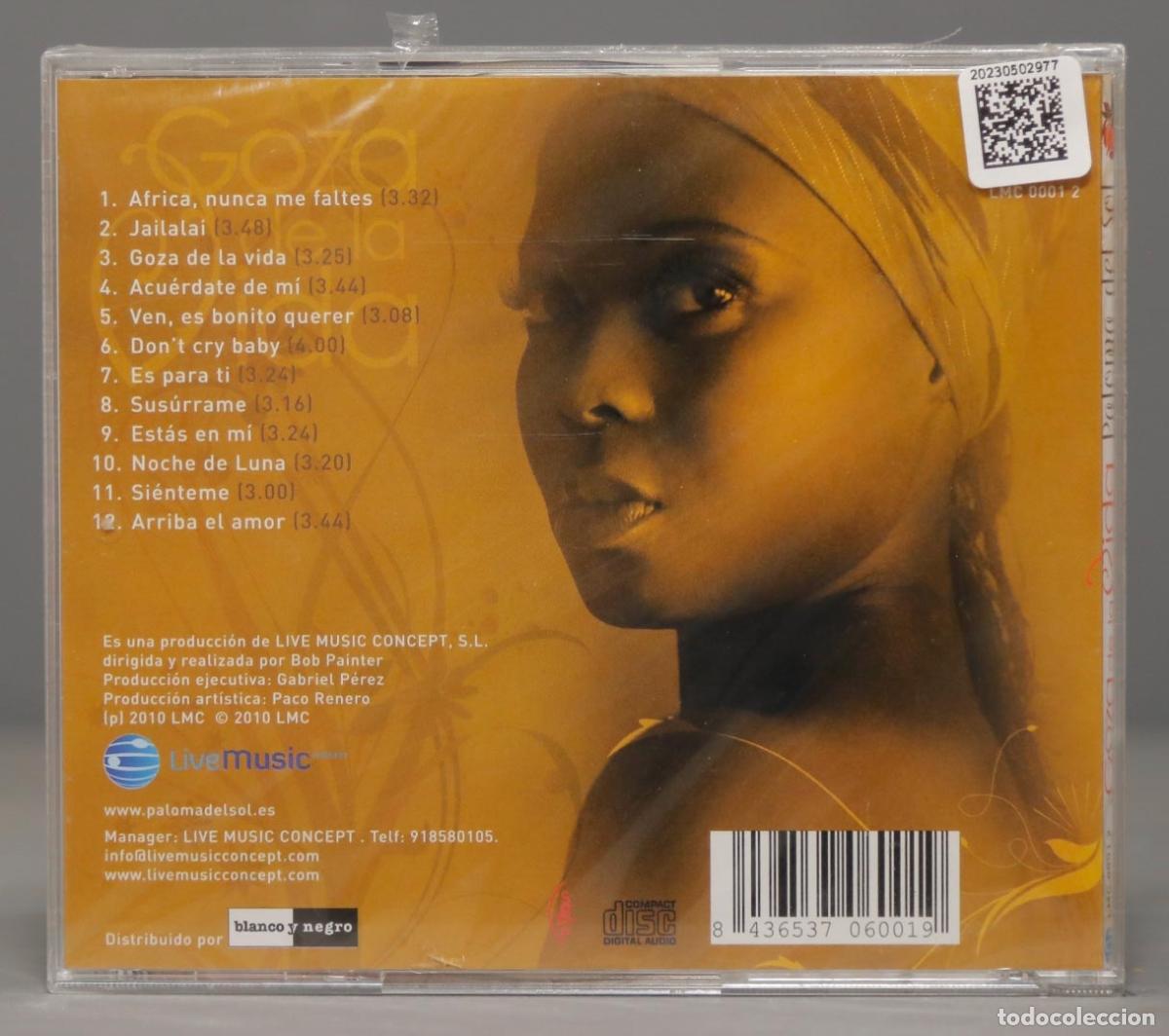 CDs de m&uacute;sica: CD. Paloma Del Sol &ndash; Goza De La Vida. PRECINTADO - Foto 2